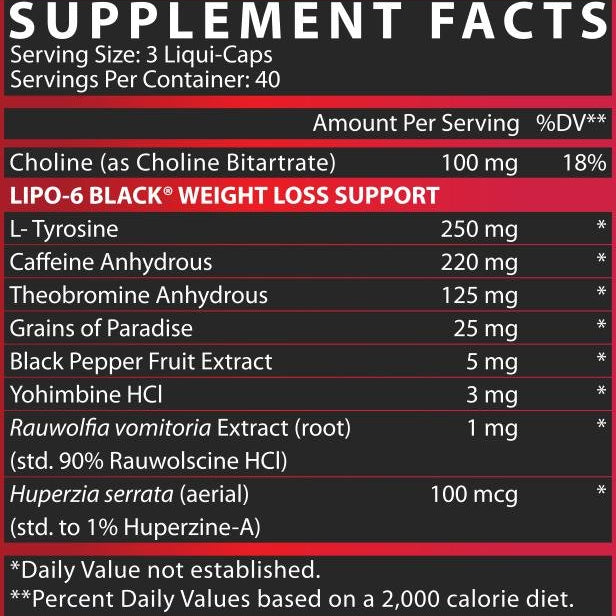 LIPO - 6 BLACK - Bodybuilding.com